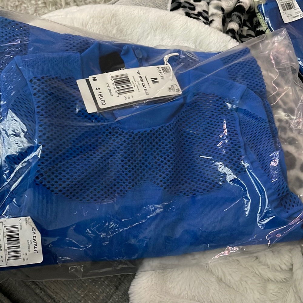 Adidas X Ivy Park Blue Rodeo Collection Romper/Jumpsuit
